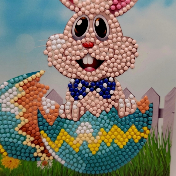 Happy Easter Card Bunny in Egg - Picture 4 of 6